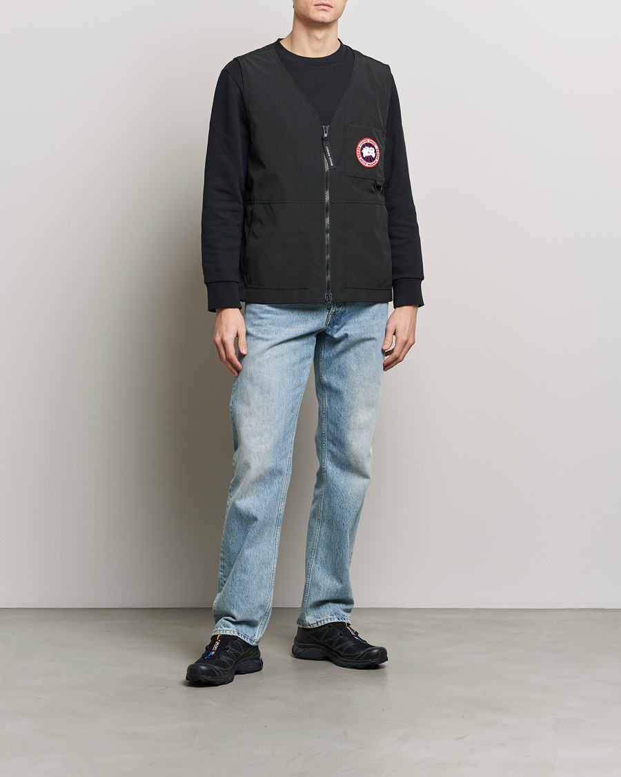 Men | Coats & Jackets | Canada Goose | Canmore Vest Black