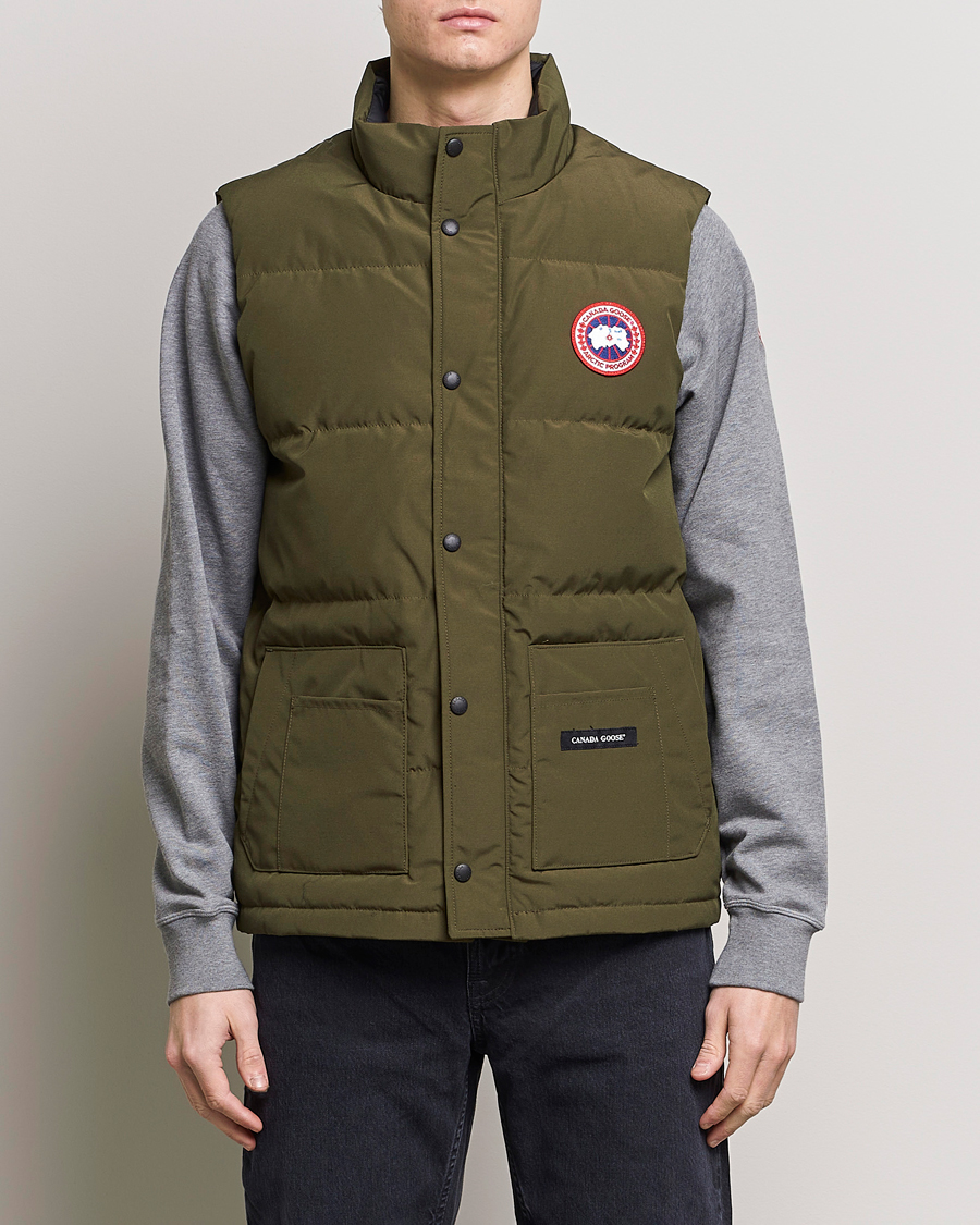 Men | Clothing | Canada Goose | Freestyle Crew Vest Military Green