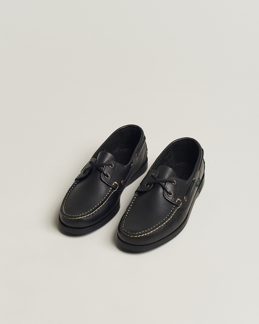 Men | Shoes | Paraboot | Barth Boat Shoe Black