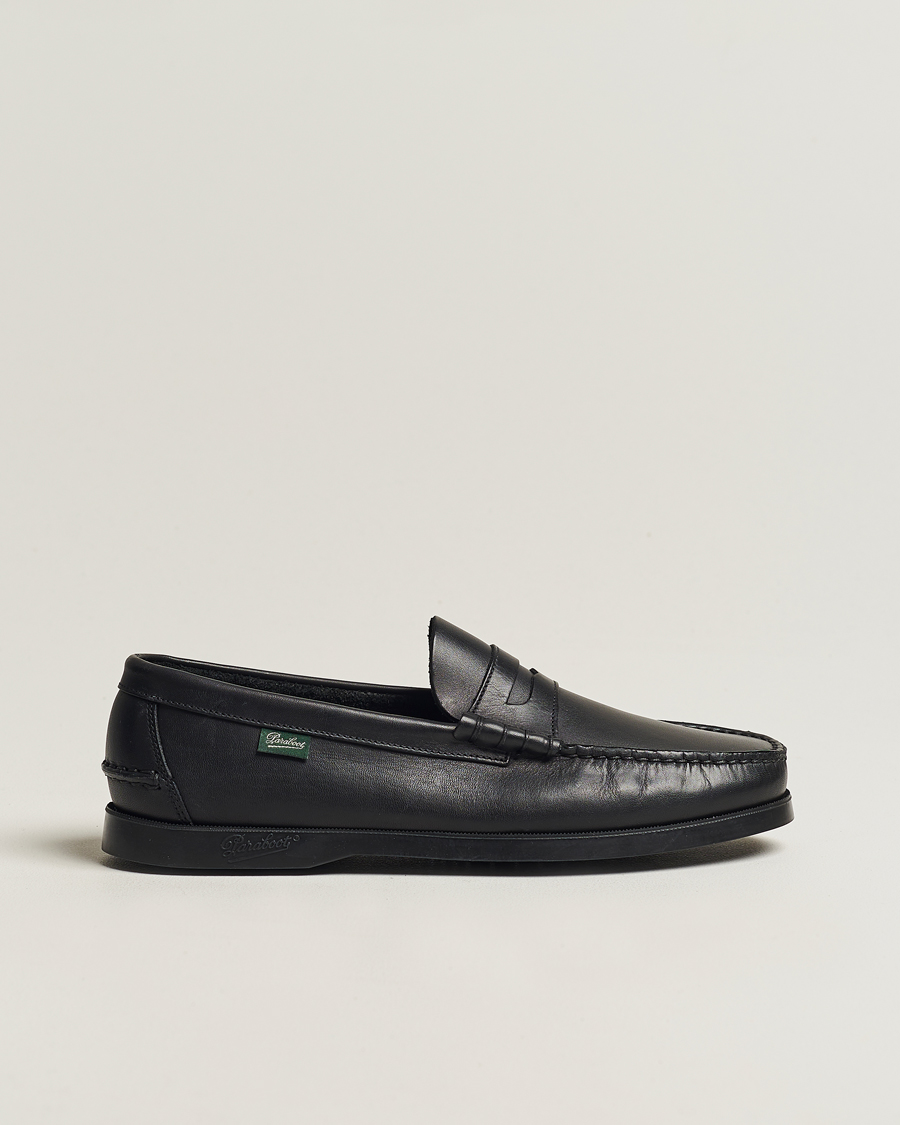 Paraboot Coraux Moccasin Black at CareOfCarl.com