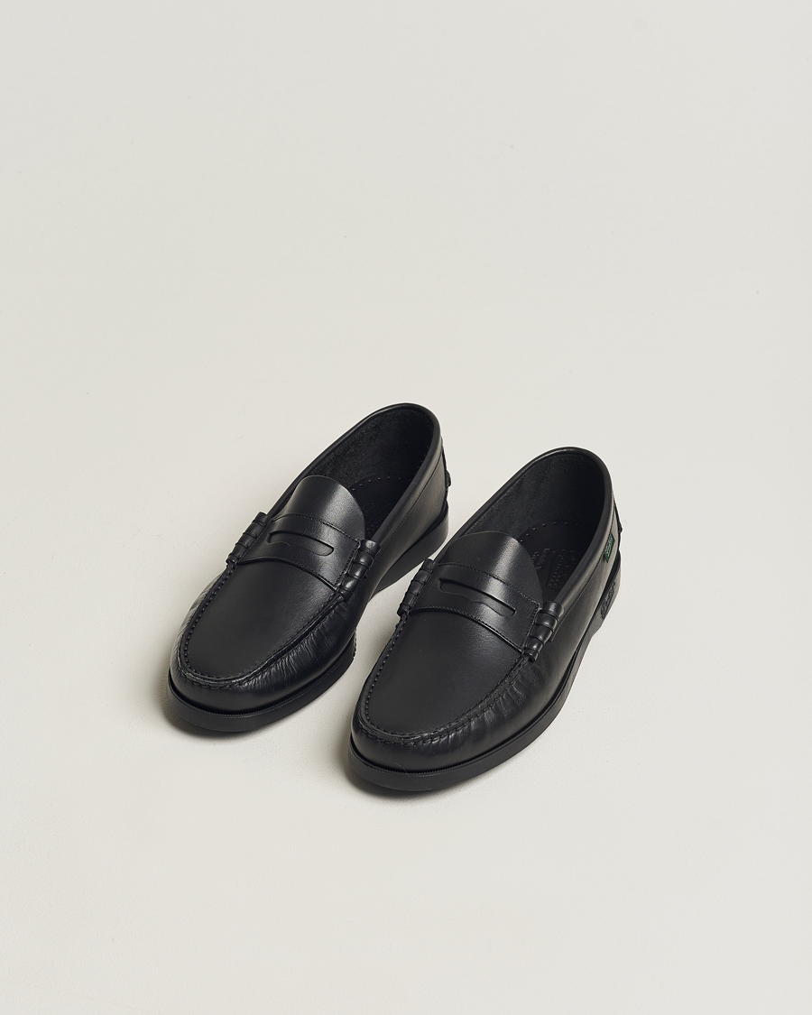 Men | Handmade shoes | Paraboot | Coraux Moccasin Black