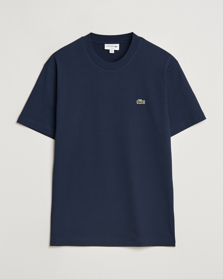 Men | T-Shirts | Lacoste | Crew Neck T-Shirt Navy Blue