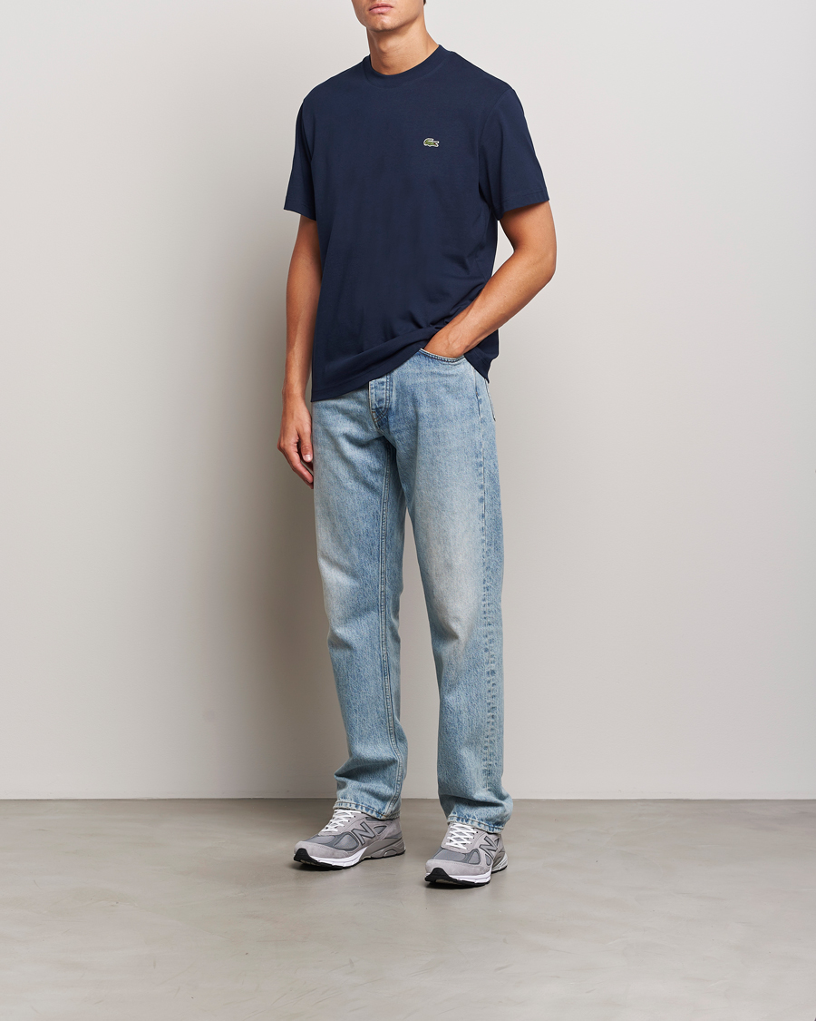 Men | T-Shirts | Lacoste | Crew Neck T-Shirt Navy Blue