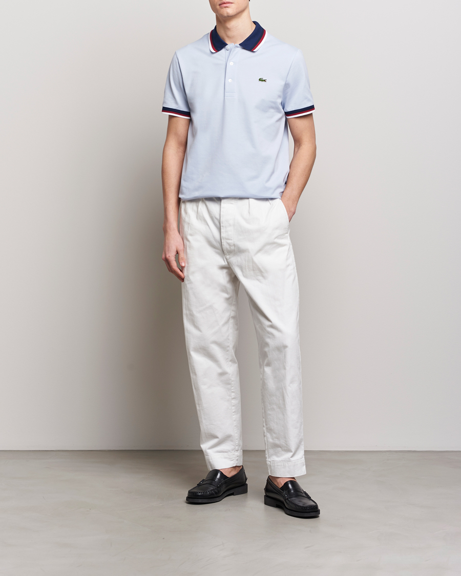 Men | Polo Shirts | Lacoste | Regular Fit Tipped Polo Phoenix Blue