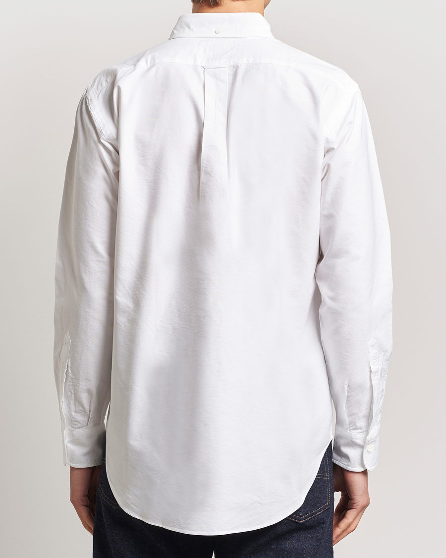 Men | Shirts | Kamakura Shirts | Vintage Ivy Oxford Button Down Shirt White