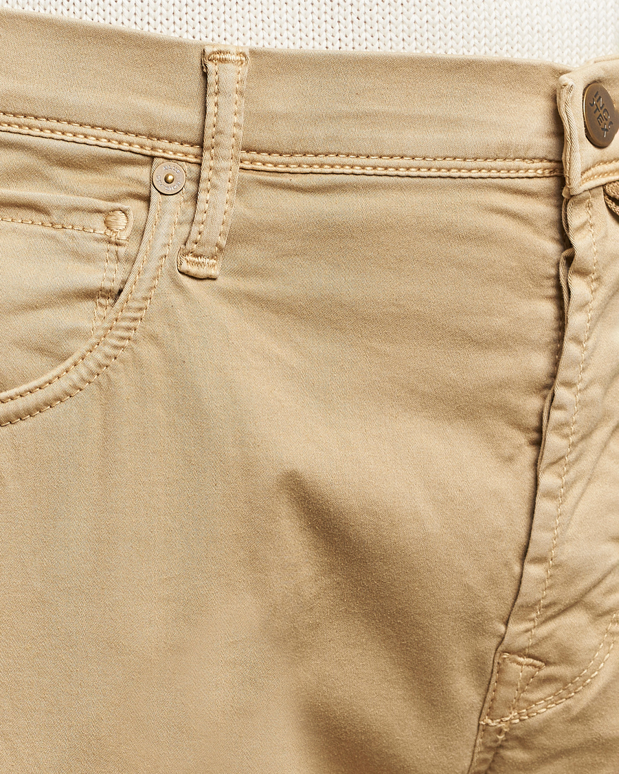 Men | Trousers | Incotex | 5-Pocket Cotton/Stretch Pants Beige