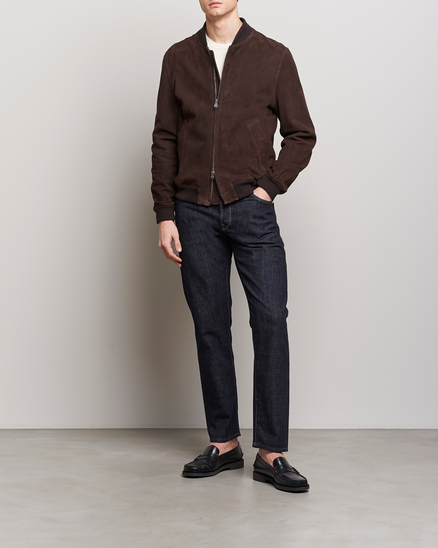 Men | Jeans | Incotex | 5-Pocket Stretch Denim Dark Blue