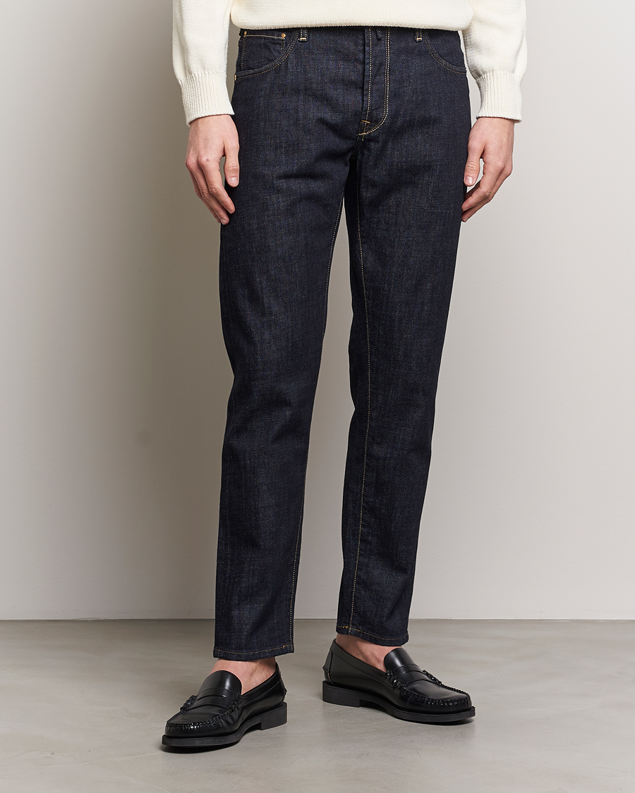 Men | Jeans | Incotex | 5-Pocket Stretch Denim Dark Blue