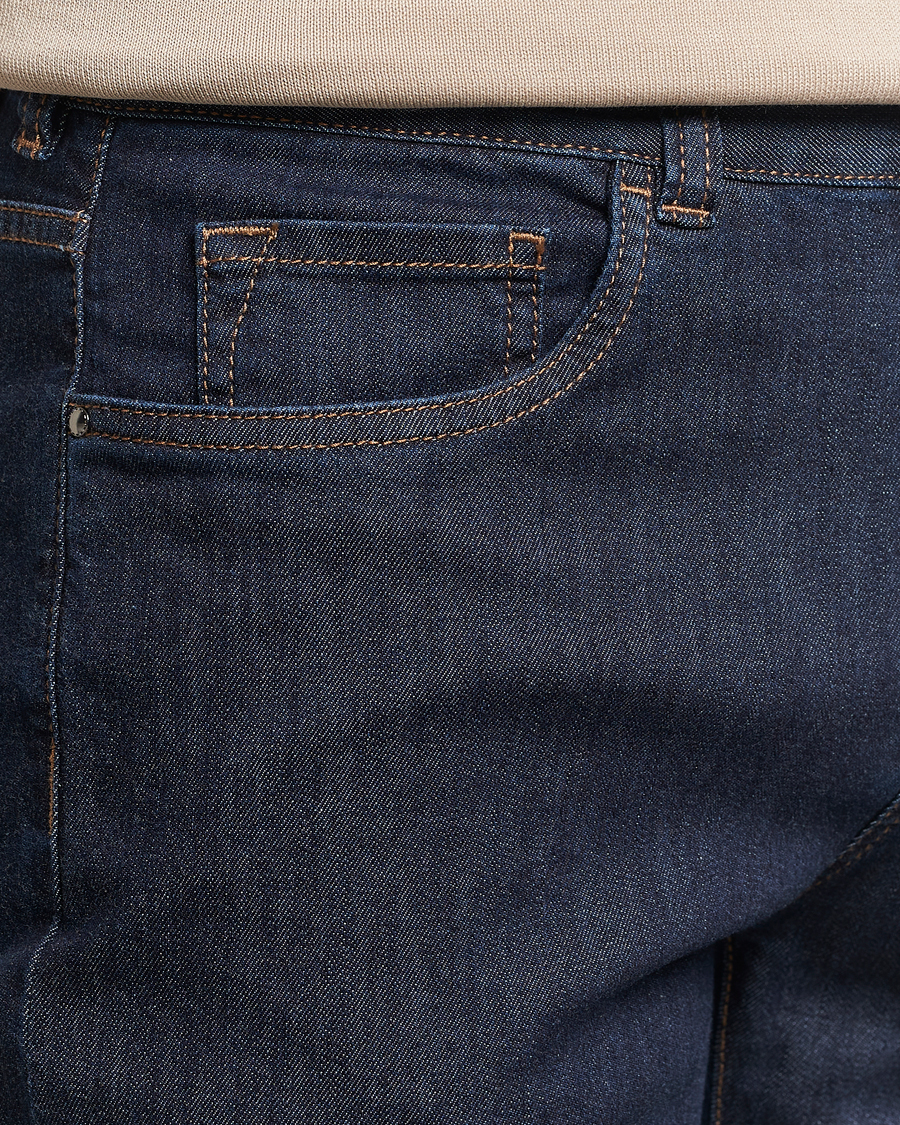 Men | Jeans | Canali | Slim Fit 5-Pocket Jeans Dark Indigo