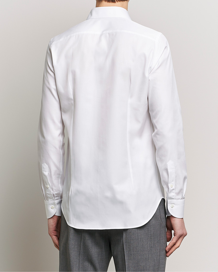 Men | Shirts | Canali | Slim Fit Cotton Shirt White