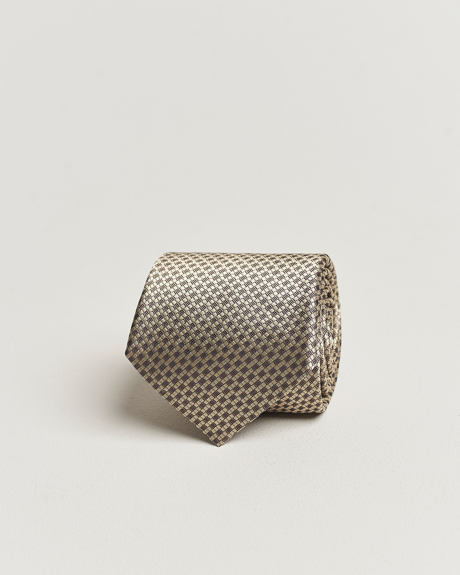 Men | Canali Microstructure Silk Tie Beige | Canali | Microstructure Silk Tie Beige