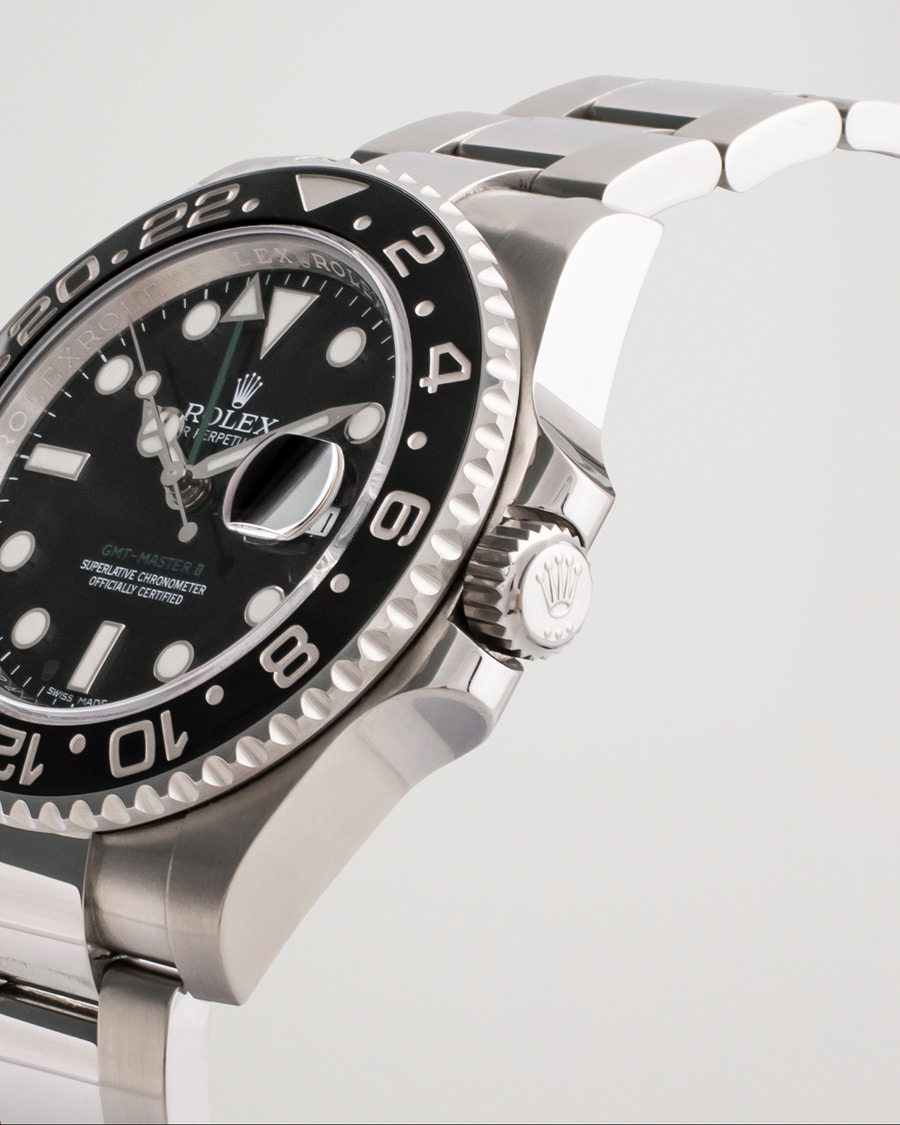 Men | Rolex Pre-Owned GMT-Master II 116710LN Silver | Rolex Pre-Owned | GMT-Master II 116710LN Silver