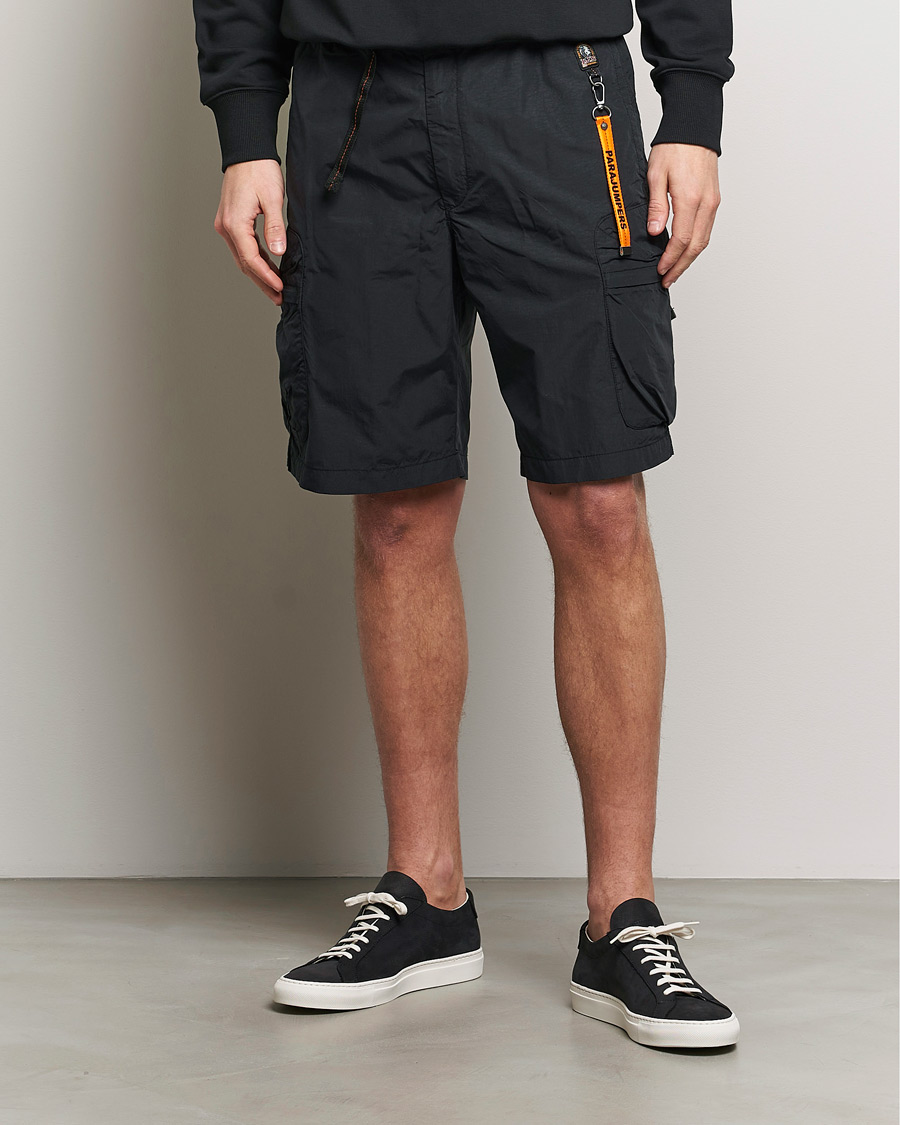 Men | Shorts | Parajumpers | Walton Vintage Nylon Shorts Black