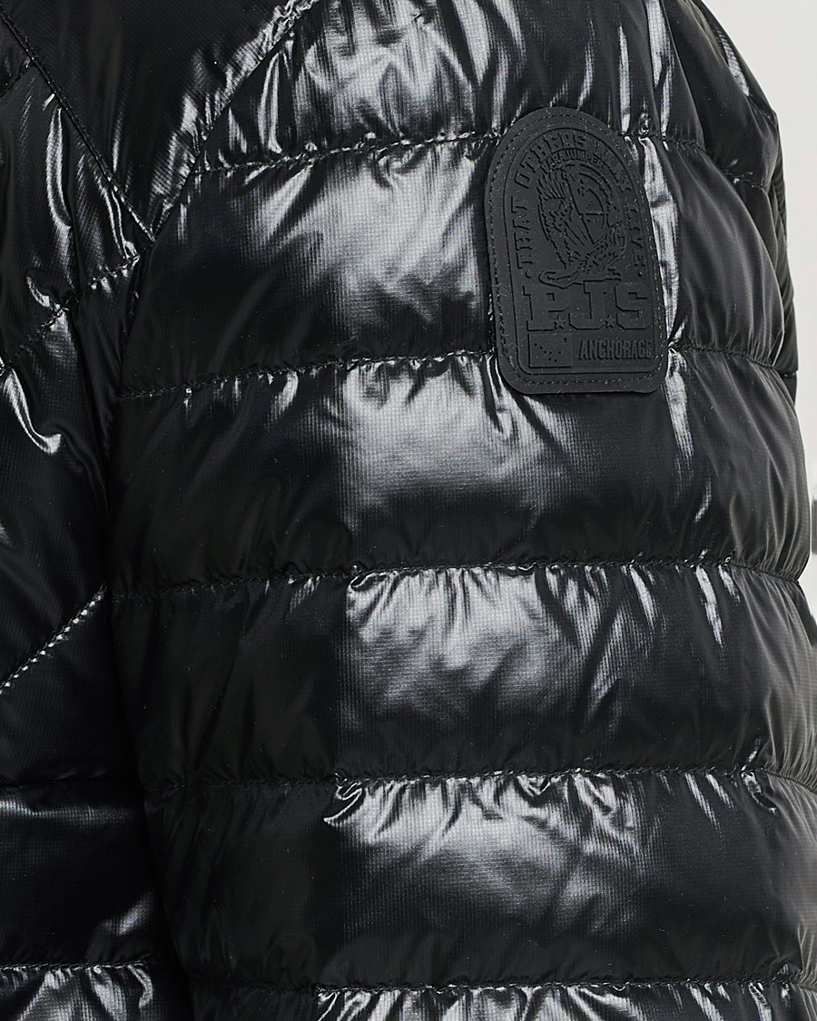 Men | Coats & Jackets | Parajumpers | Miroku Techno Puffer Hodded Jacket Black