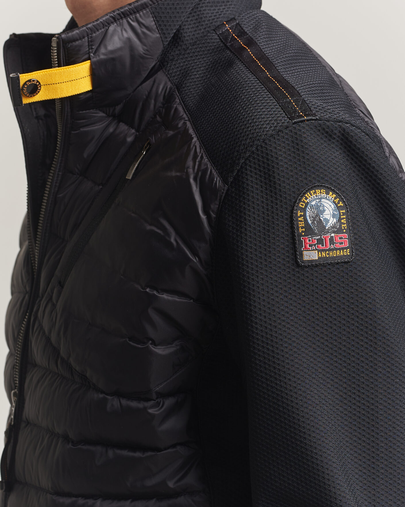 Men | Coats & Jackets | Parajumpers | Jayden Mesh Hybrid Jacket Black