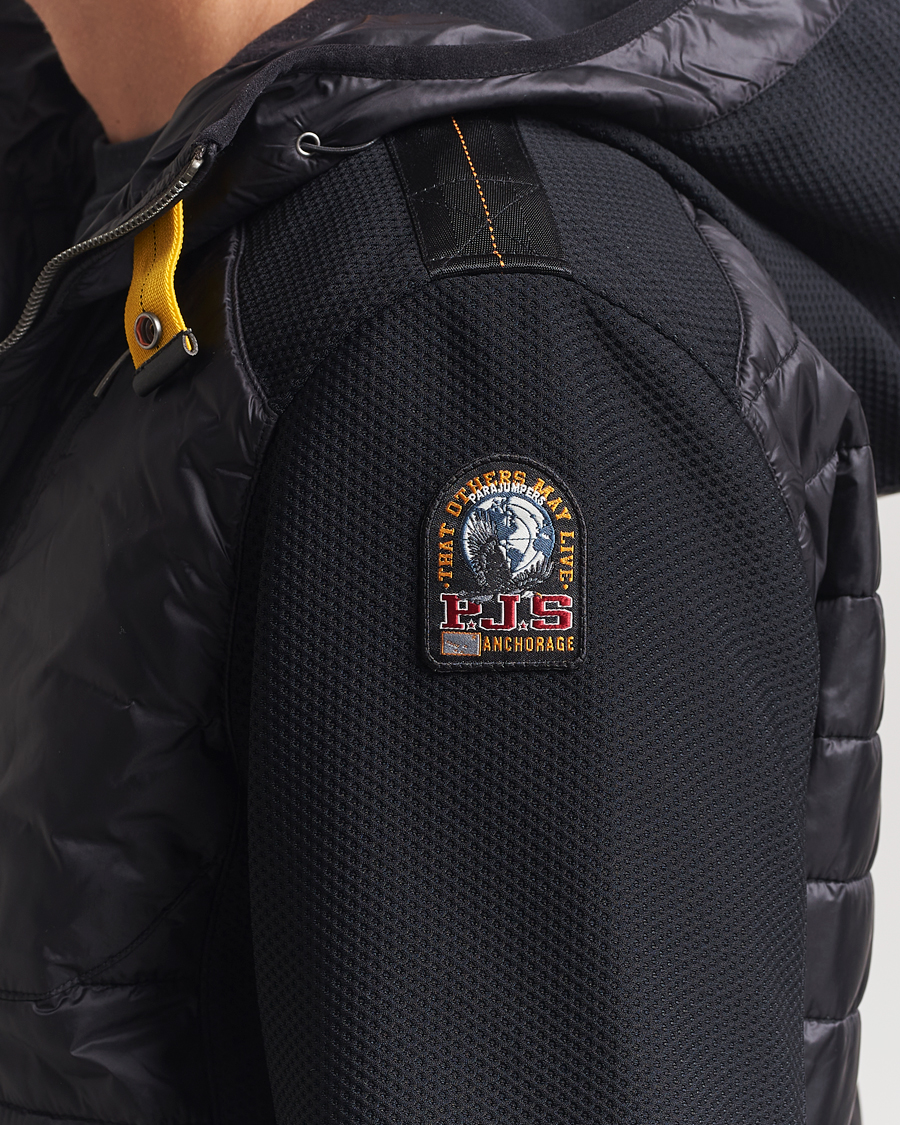 Men | Coats & Jackets | Parajumpers | Nolan Mesh Hooded Hybrid Black