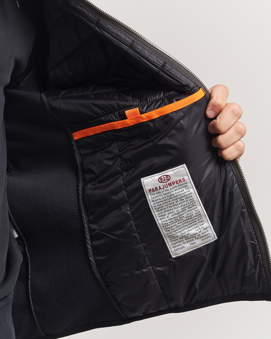 Men | Coats & Jackets | Parajumpers | Nolan Mesh Hooded Hybrid Black