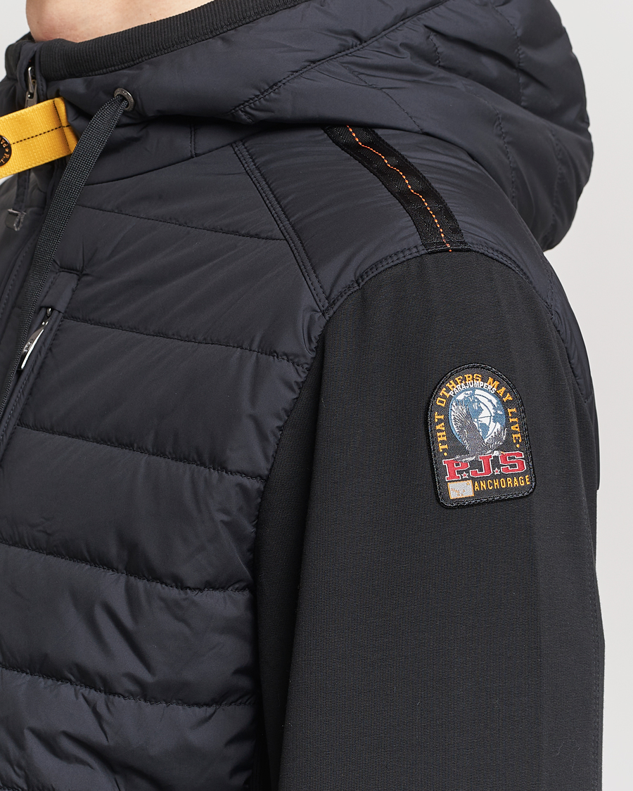 Men | Coats & Jackets | Parajumpers | Ivor Hybrid Hooded Jacket Black