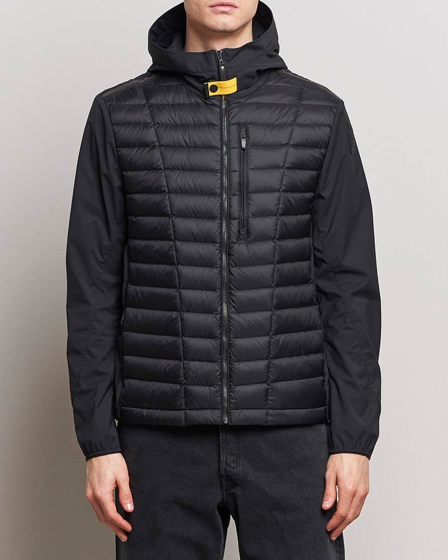Men | Coats & Jackets | Parajumpers | Hiram Hybrid Hooded Jacket Black