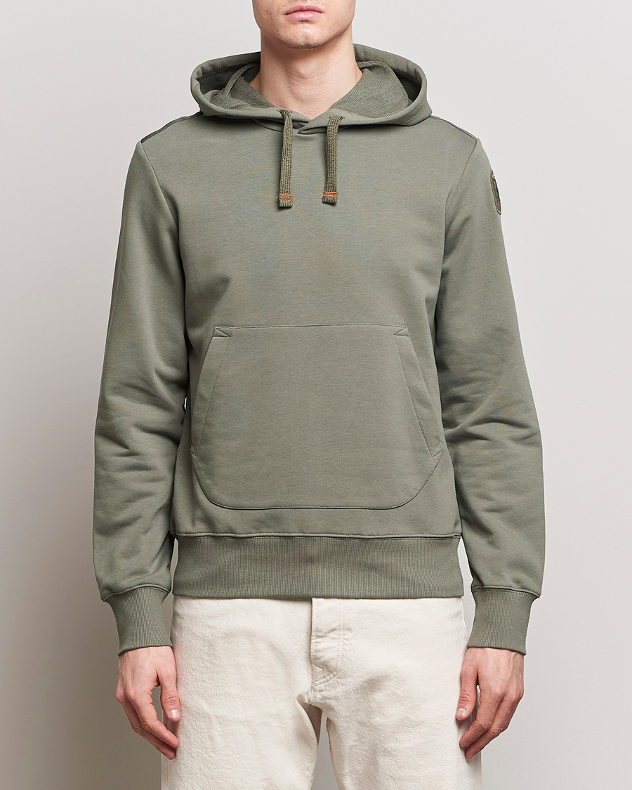 Men | Sweaters & Knitwear | Parajumpers | Everest Super Easy Hoodie Thyme Green