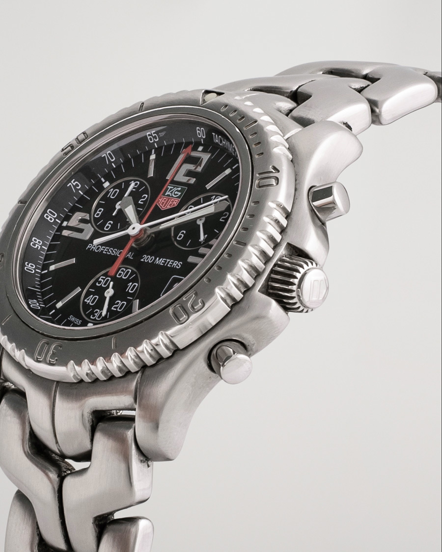 Men | Tag Heuer Pre-Owned Link Quartz CT1111 Silver | Tag Heuer Pre-Owned | Link Quartz CT1111 Silver