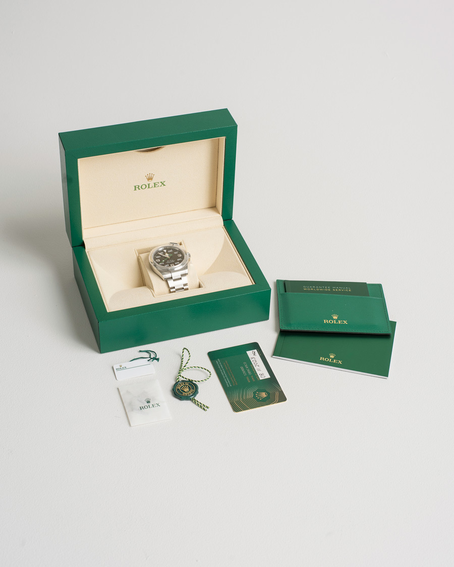 Men | Rolex Pre-Owned Air King 126900 Silver | Rolex Pre-Owned | Air King 126900 Silver