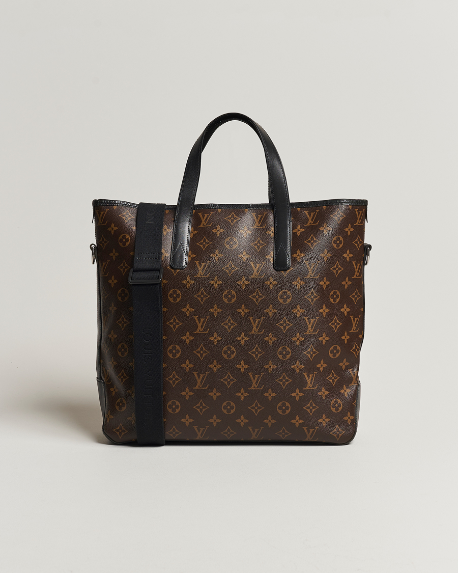 Men | Louis Vuitton Pre-Owned Davis Tote Bag Monogram Macassar | Louis Vuitton Pre-Owned | Davis Tote Bag Monogram Macassar