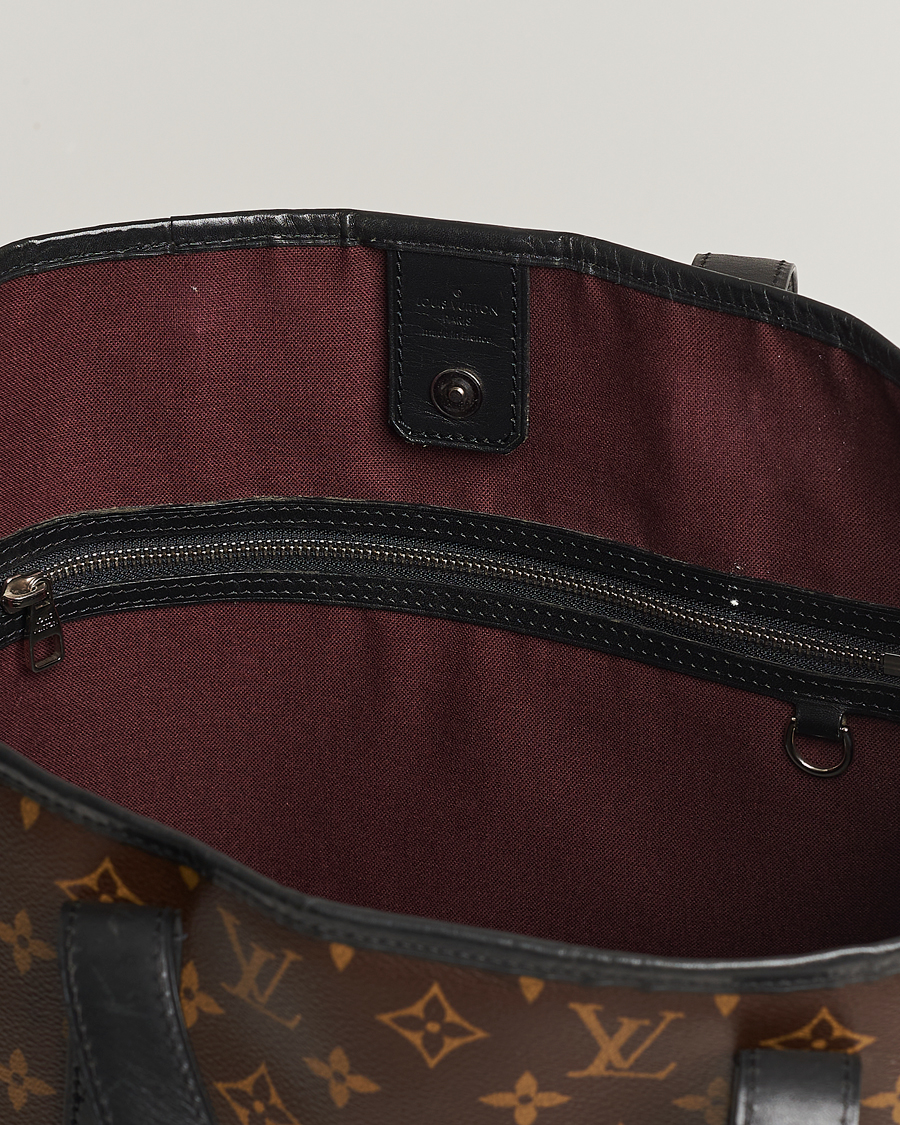 Men | Louis Vuitton Pre-Owned Davis Tote Bag Monogram Macassar | Louis Vuitton Pre-Owned | Davis Tote Bag Monogram Macassar