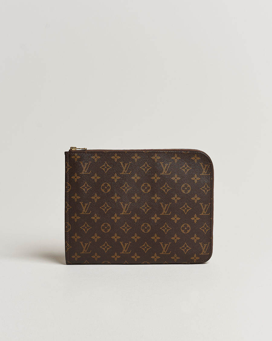 Men | Louis Vuitton Pre-Owned Posh Documan Document Bag Monogram | Louis Vuitton Pre-Owned | Posh Documan Document Bag Monogram