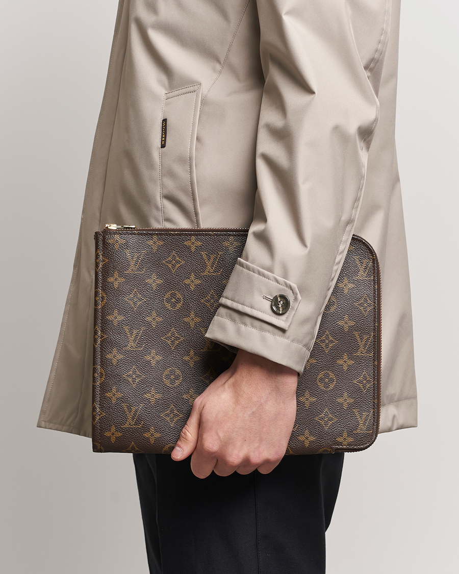 Men | Louis Vuitton Pre-Owned | Louis Vuitton Pre-Owned | Posh Documan Document Bag Monogram