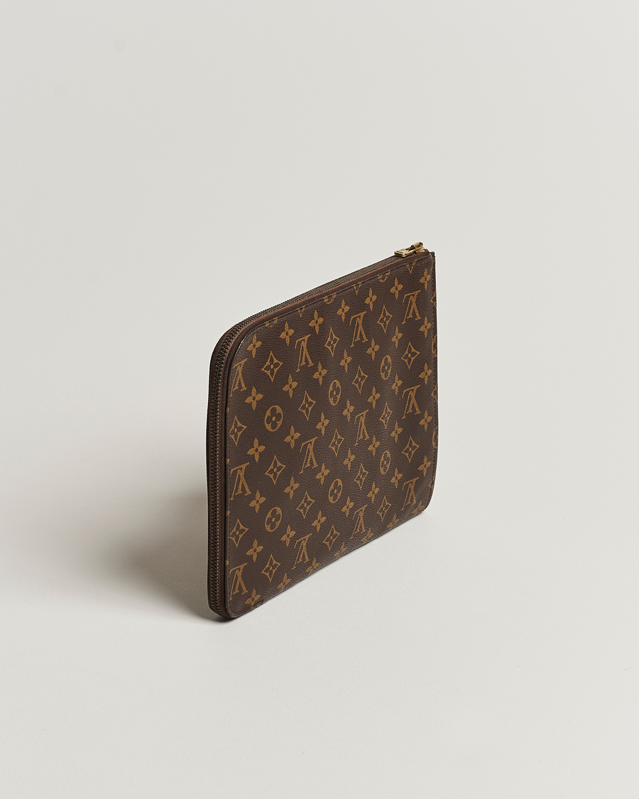 Men | Louis Vuitton Pre-Owned Posh Documan Document Bag Monogram | Louis Vuitton Pre-Owned | Posh Documan Document Bag Monogram