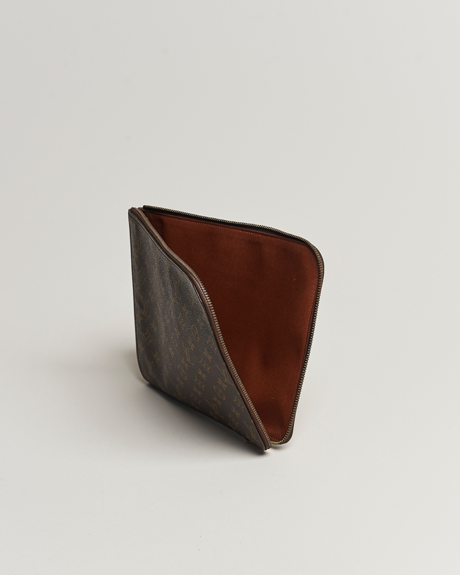 Men | Louis Vuitton Pre-Owned Posh Documan Document Bag Monogram | Louis Vuitton Pre-Owned | Posh Documan Document Bag Monogram