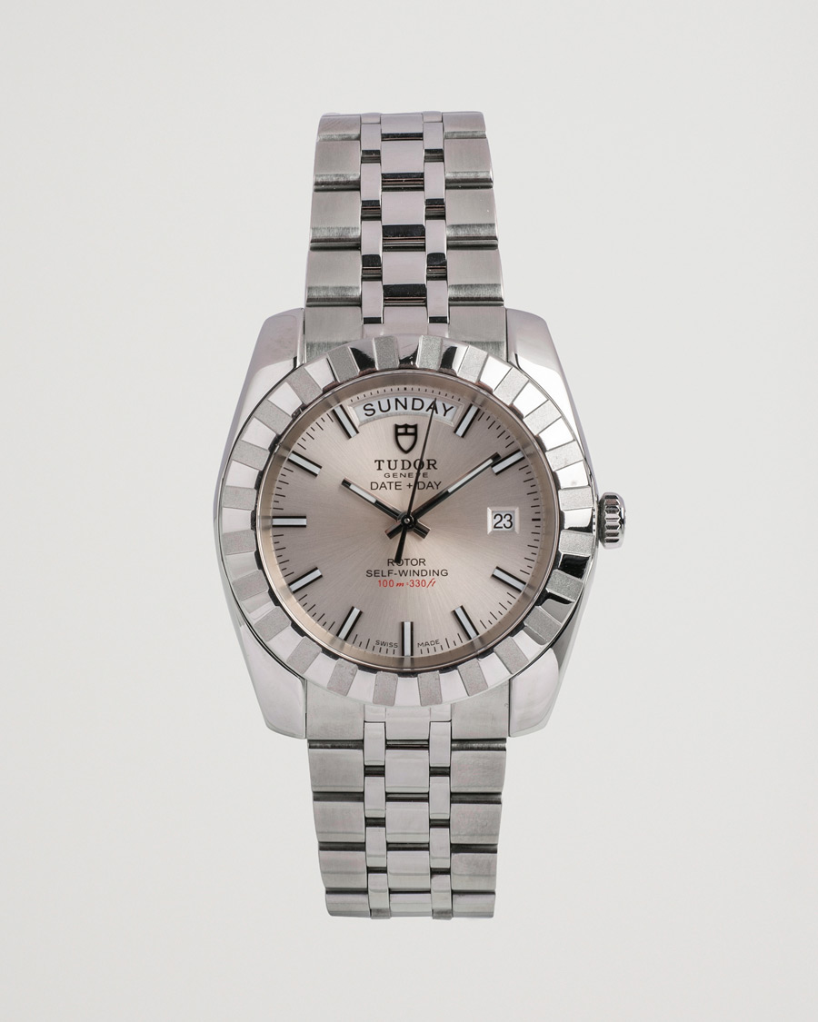 Men | Pre-Owned & Vintage Watches | Tudor Pre-Owned | Classic Date-Day 23010 Silver