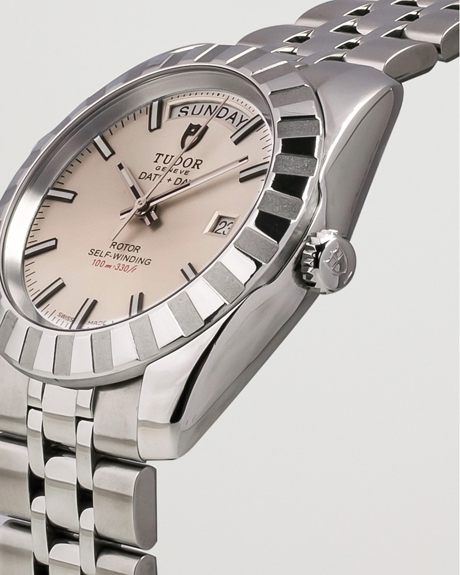Men | Pre-Owned & Vintage Watches | Tudor Pre-Owned | Classic Date-Day 23010 Silver