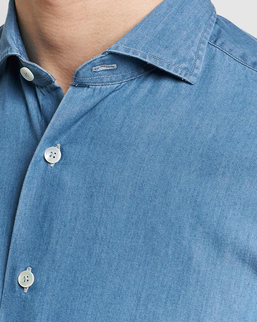Men | Shirts | Grigio | Denim Shirt Medium Blue