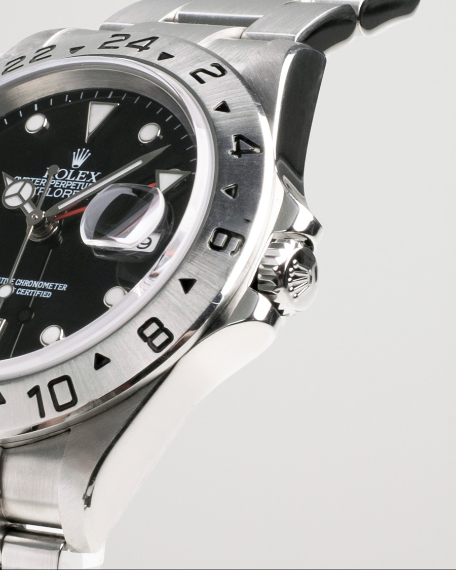 Men | Rolex Pre-Owned Explorer II 16570 Silver | Rolex Pre-Owned | Explorer II 16570 Silver