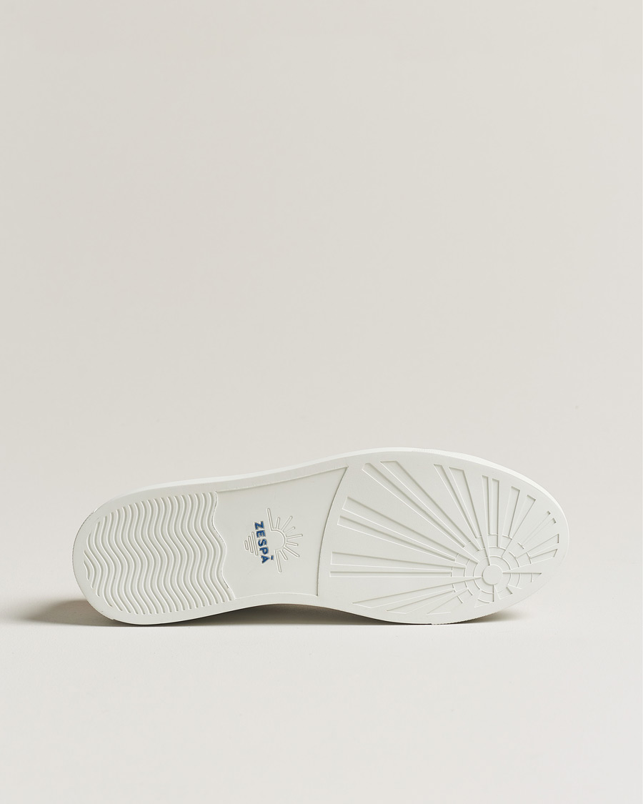 Men | Zespà ZSP4 Nappa Leather Sneakers White/Yellow | Zespà | ZSP4 Nappa Leather Sneakers White/Yellow