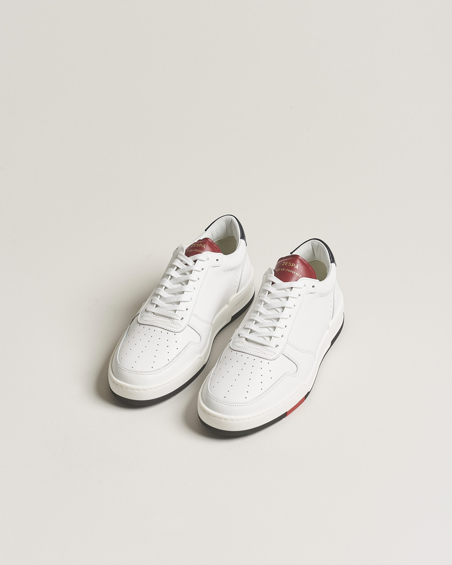 Men | White Sneakers | Zespà | ZSP23 MAX APLA Leather Sneakers France