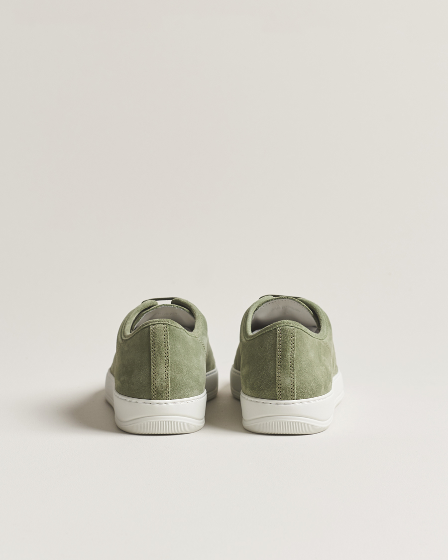 Men | Lanvin Patent Cap Toe Sneaker Green | Lanvin | Patent Cap Toe Sneaker Green