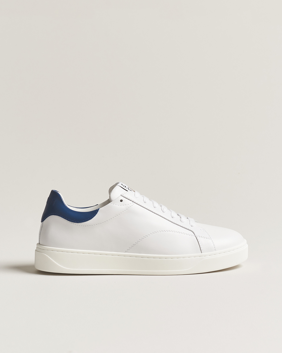 Men | Lanvin DBB0 Sneakers White/Navy | Lanvin | DBB0 Sneakers White/Navy