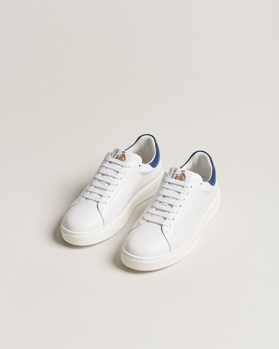 Men | Lanvin DBB0 Sneakers White/Navy | Lanvin | DBB0 Sneakers White/Navy