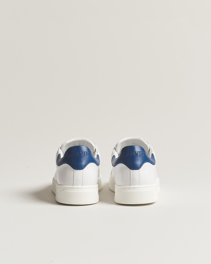 Men | Lanvin DBB0 Sneakers White/Navy | Lanvin | DBB0 Sneakers White/Navy