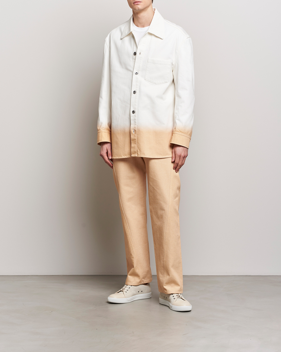 Men | Shirts | Lanvin | Degrade Effect Overshirt Vanilla