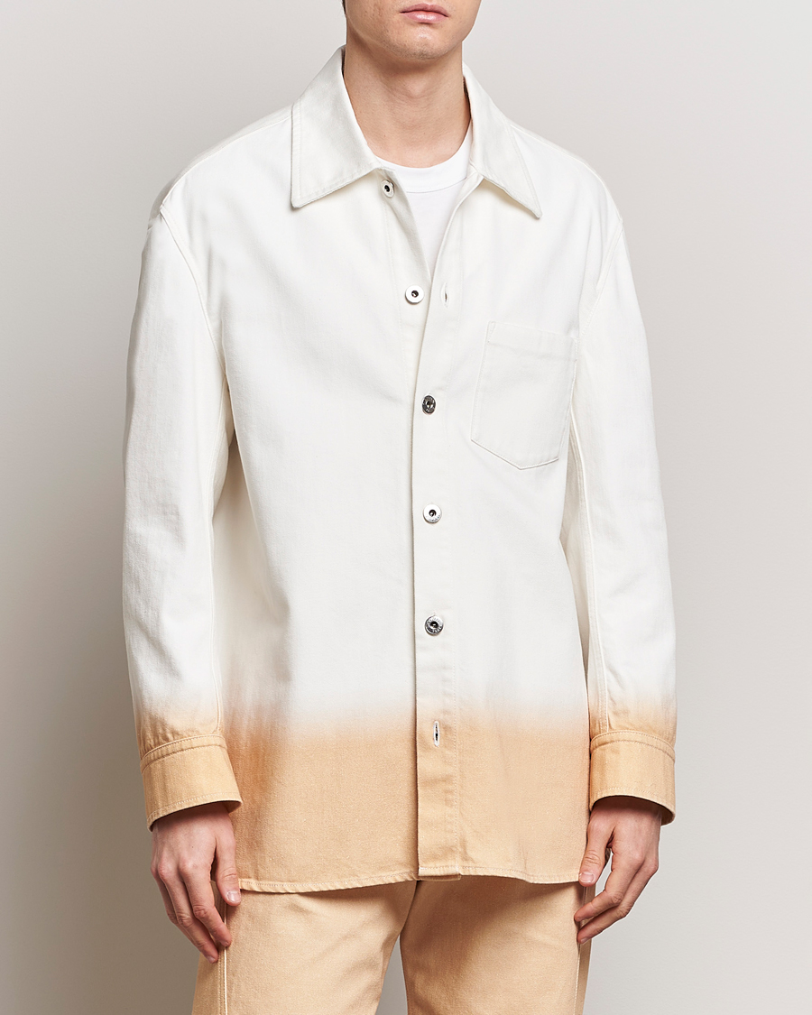 Men | Shirts | Lanvin | Degrade Effect Overshirt Vanilla