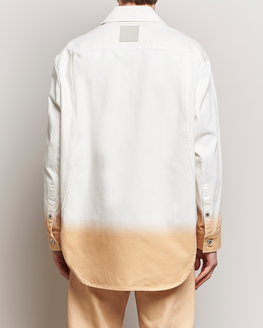 Men | Shirts | Lanvin | Degrade Effect Overshirt Vanilla