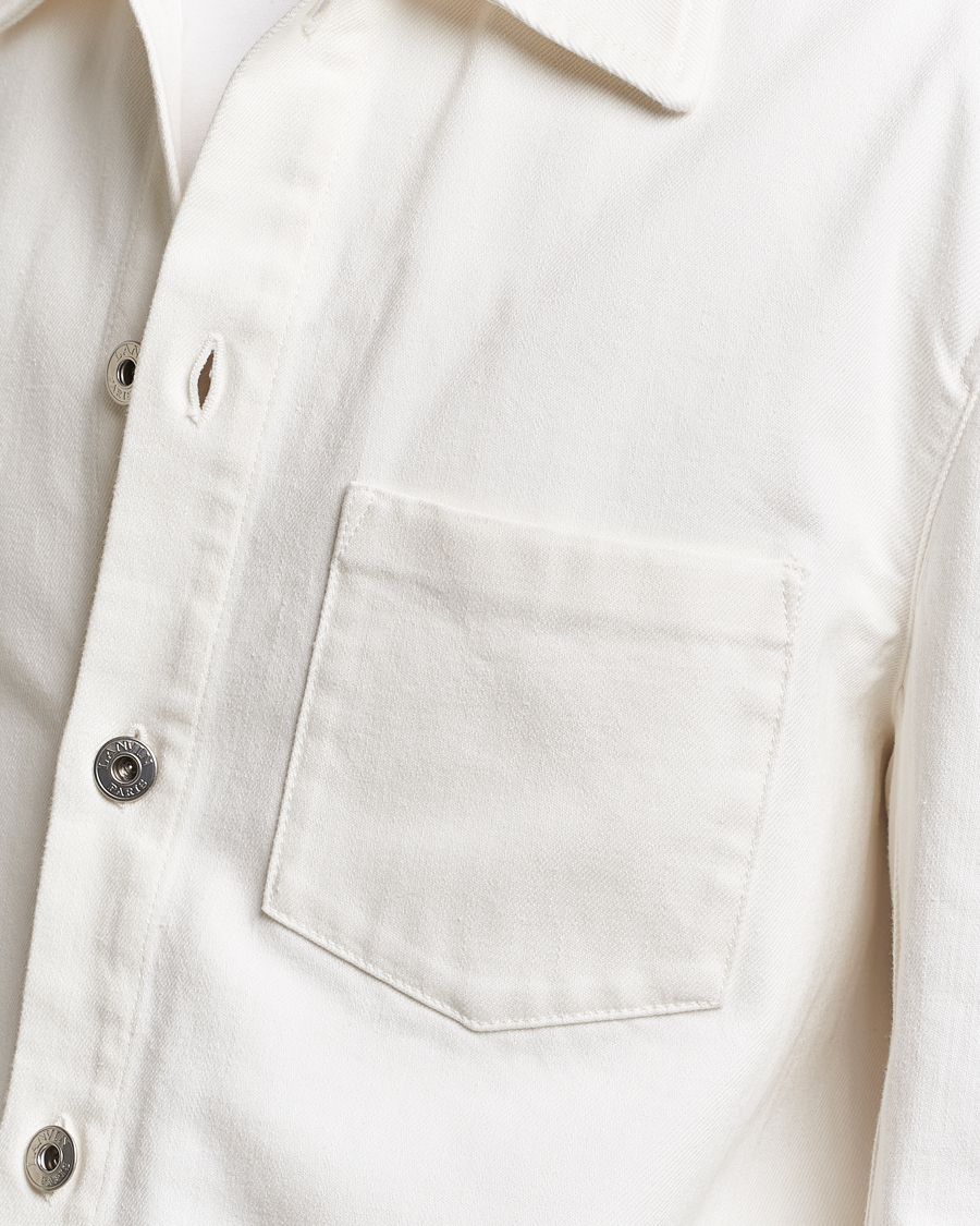 Men | Shirts | Lanvin | Degrade Effect Overshirt Vanilla