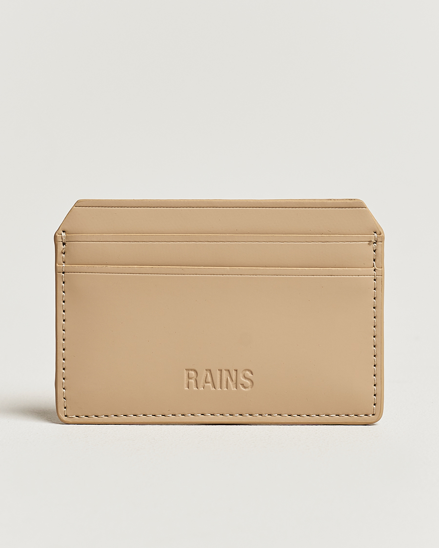 Men | RAINS Card Holder Sand | RAINS | Card Holder Sand