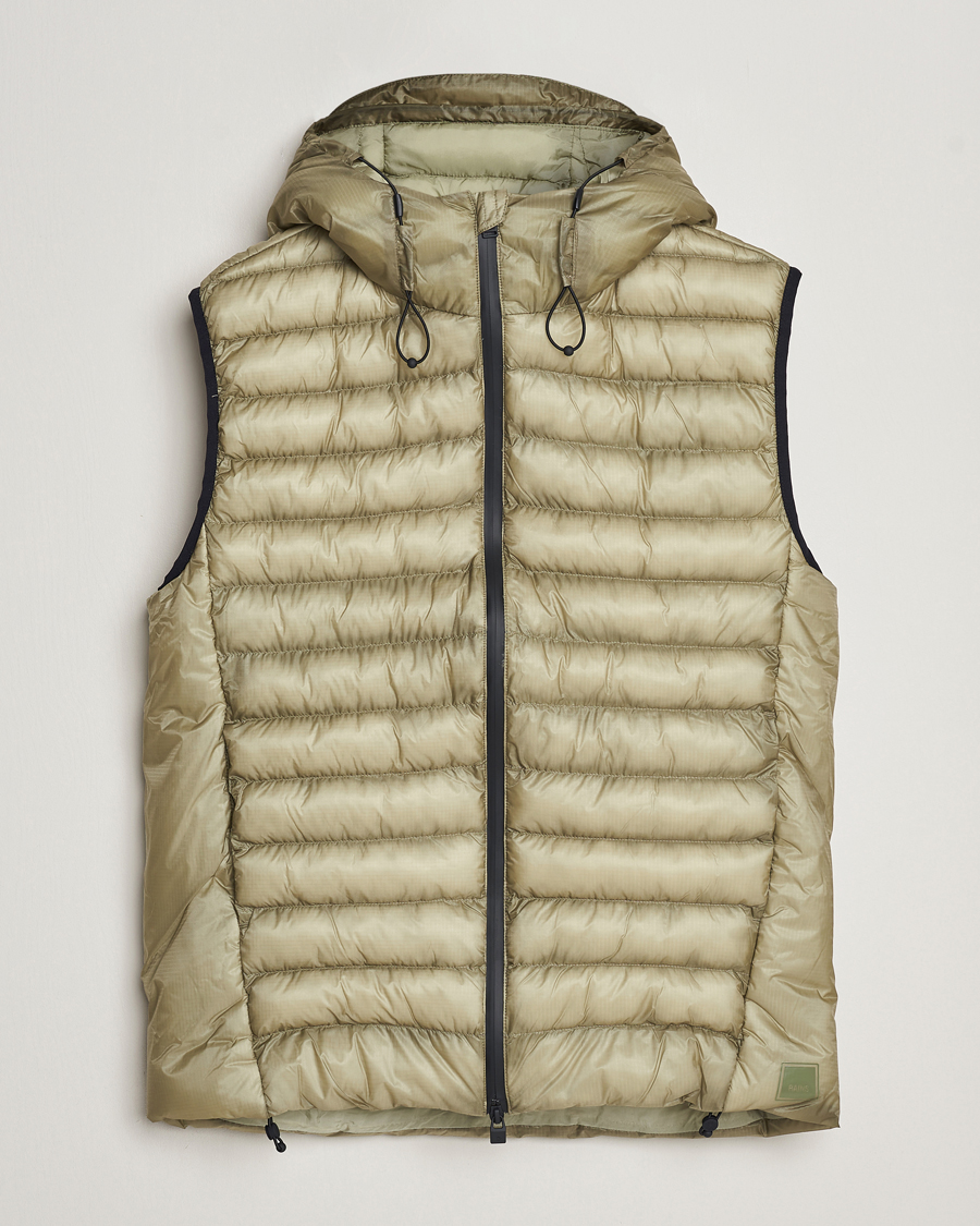 Men | Coats & Jackets | RAINS | Kaunas Hybrid Hooded Vest Earth