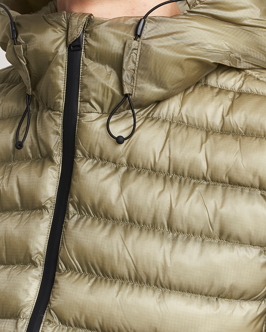 Men | Coats & Jackets | RAINS | Kaunas Hybrid Hooded Vest Earth