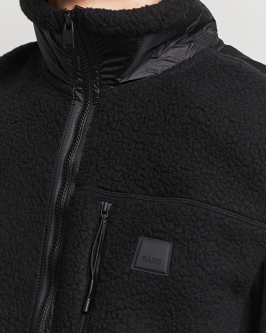 Men | Sweaters & Knitwear | RAINS | Yermo Fleece Vest Black